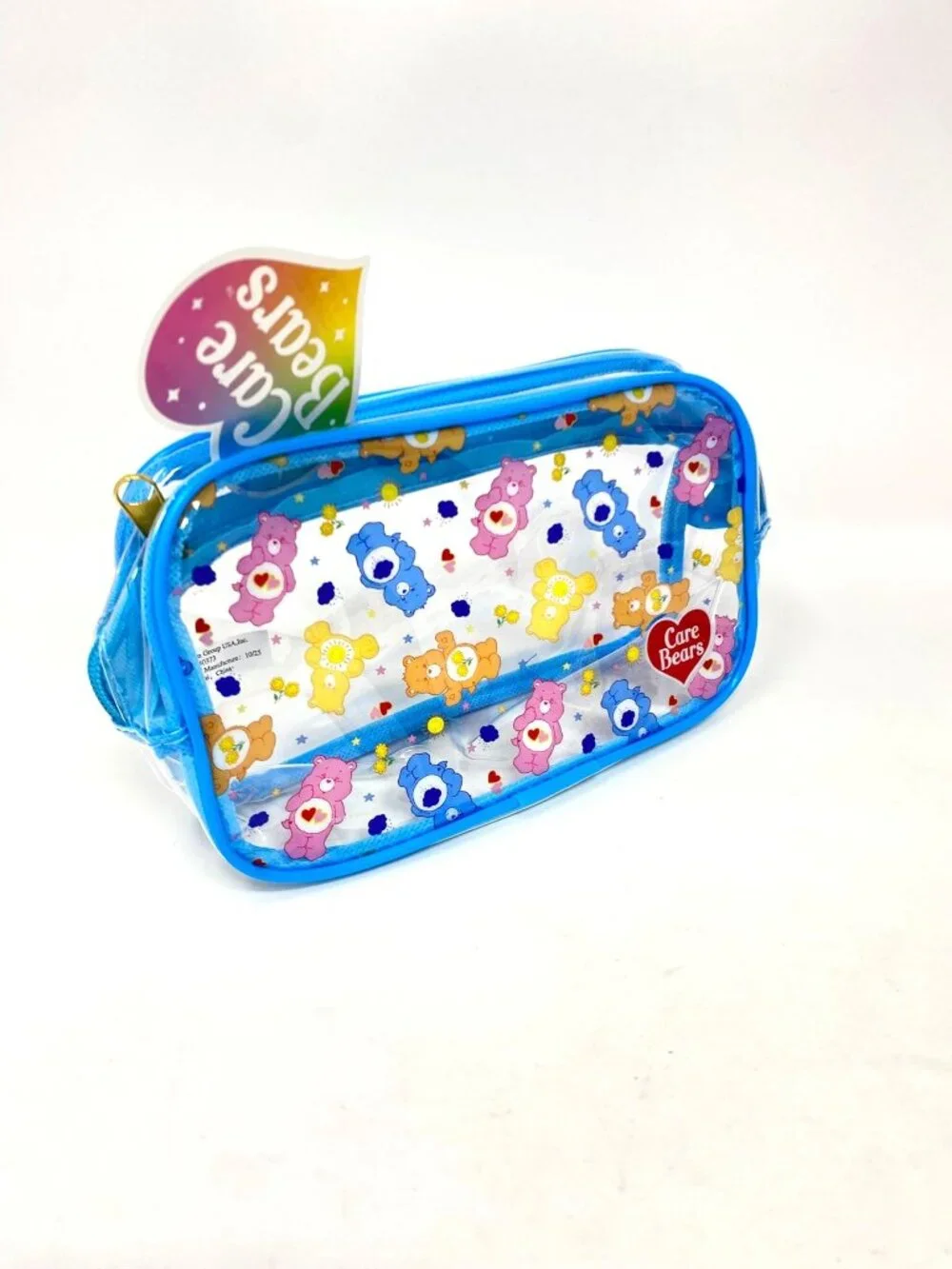Target Care Bears Clear Pencil Pen Pouch Pastel Organization Makeup Storage